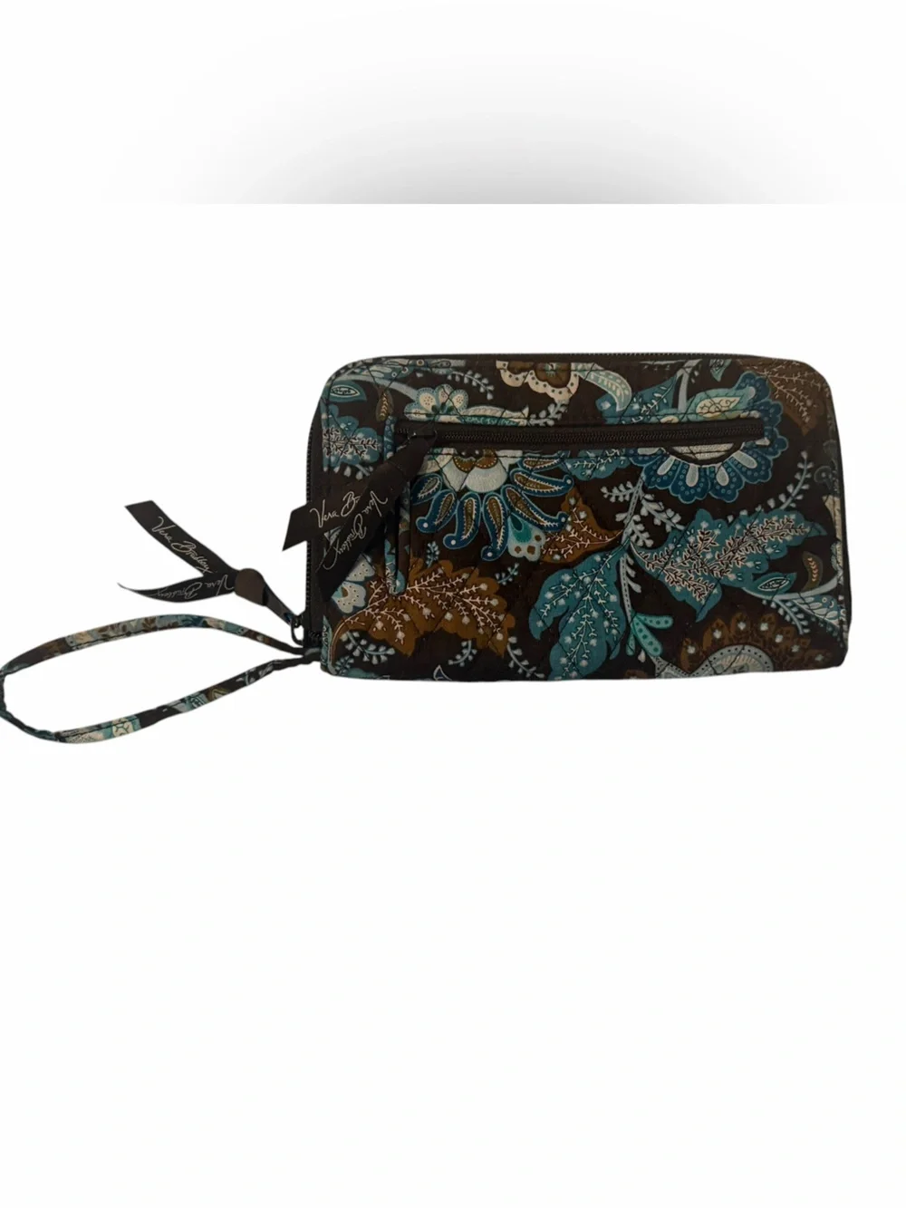 Vera Bradley quilted wristletwith